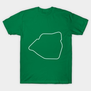 Castle Combe Circuit [outline] T-Shirt